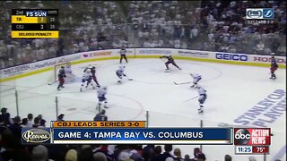Sweep! NHL-best Tampa Bay Lightning ousted in record speed by Columbus Blue Jackets