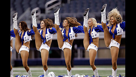 Dallas Cowboys Cheerleaders dance routine