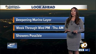 10News Pinpoint Weather with Meteorologist Angelica Campos