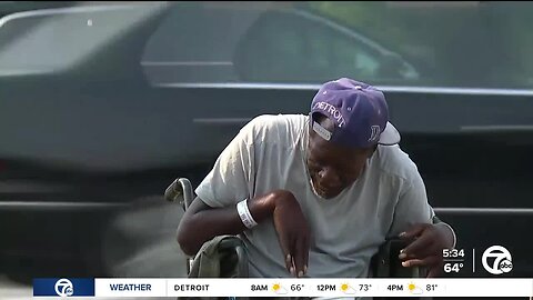 Detroit panhandler in wheelchair shot in 'unprovoked' attack