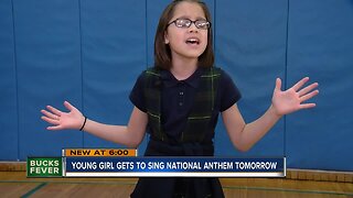 10-year-old singing sensation Liamani Segura ready to rock national anthem at Bucks-Celtics Game 1