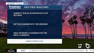 ABC 10News Pinpoint Weather with Meteorologist Megan Parry