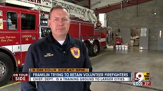 Franklin trying to retain volunteer firefighters