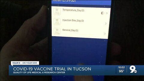 KGUN 9's Pat Parris shares COVID-19 vaccine trial experience