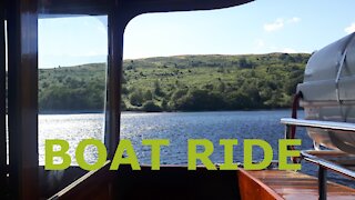 boat ride on a lake