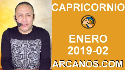 HOROSCOPO CAPRICORNIO-Semana 2019-02-Del 6 al 12 de enero de 2019-ARCANOS.COM