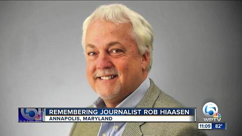 Memorial service held for Rob Hiaasen