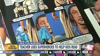 Lakeland teacher launches Comics in the Classroom program to help struggling students learn to read