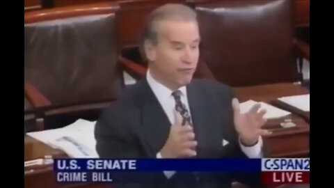 This Devastating Video Shows Joe Biden Admitting He Drafted and Supports The Racist 1994 Crime Bill