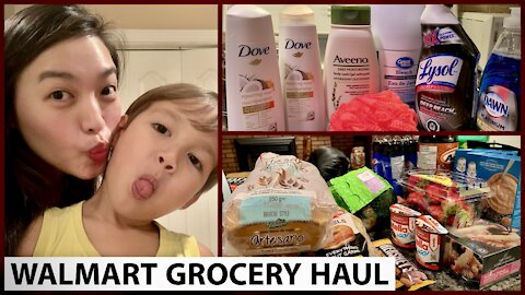 Walmart Grocery Haul in Ontario Canada