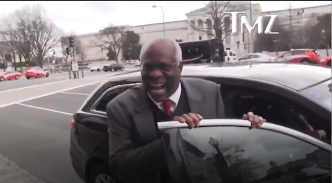 Internet Goes WILD at Video of Clarence Thomas Laughing at TMZ Reporter-1721