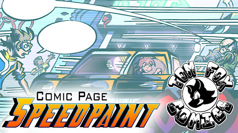 Aerodynamic Page 14 - Webcomic Speedpaint - TomFoxComics