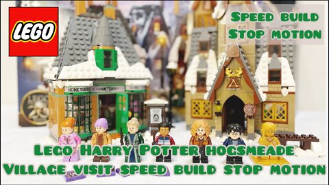 Lego Harry Potter Hogsmeade Village Visit 76388 Speed Build Stop Motion | Lego 76388