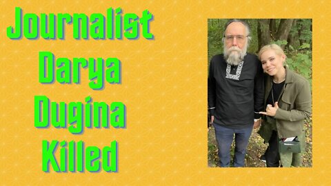 Darya Dugina, Daughter of Alexander Dugin - Russian Philosopher, Dies in Explosion