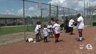 Kids learn America's pastime at first-ever 'Akron Baseball Project'