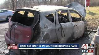 KCPD investigates arson at business park parking lot