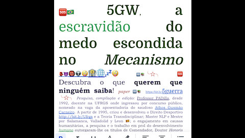 O medo é usado para impedir de pensar, desligar a racionalidade