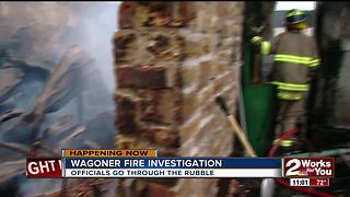 Officials investigate Wagoner fire damage