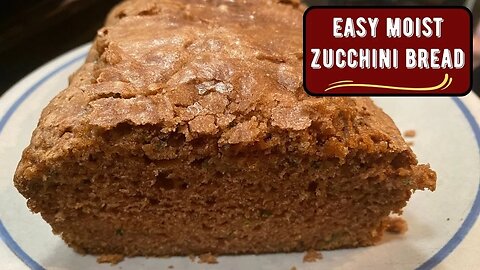 EASY Delicious Homemade Zucchini Bread Recipe