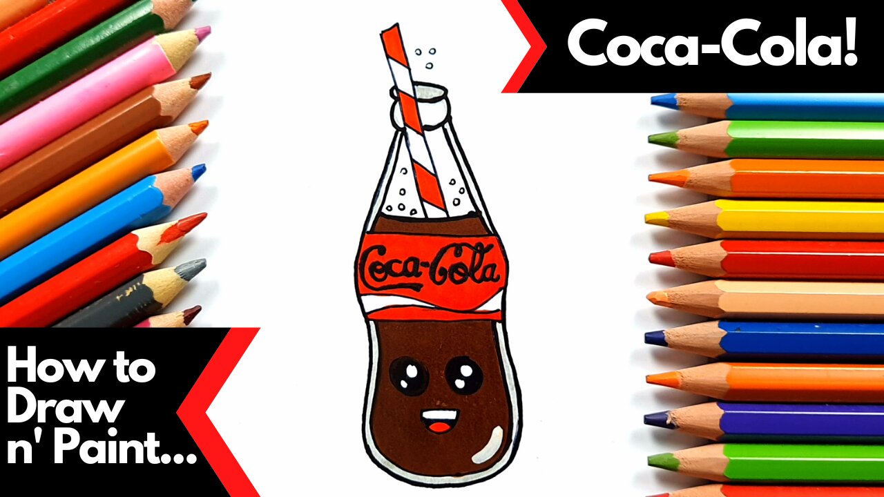 Coke Bottle Pencil Sketch