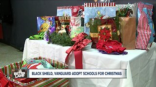 Police, fire organizations team up to provide hundreds of Christmas gifts to families in need