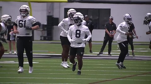 After the Las Vegas Raiders trimmed their roster, the team is back to practice