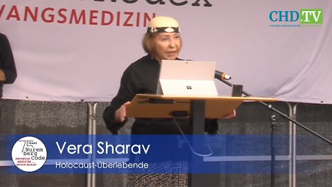 Holocaust Survivor, Vera Sharav Speech at Nuremberg 75