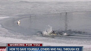 How to save yourself, others who fall through ice