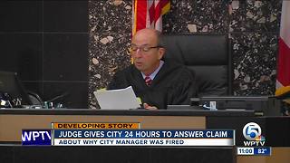 Judge gives Riviera Beach 24 hours to answer claim why Jonathan Evans was fired