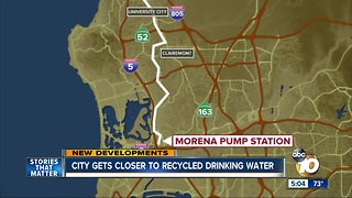 City moves closer to recycled water as drinking water