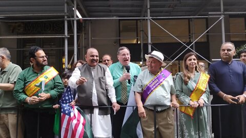 MICHAEL ZUMBLUSKAS The 2022 Pakistan Day Parade Madison Avenue 8/28/2022 Speech