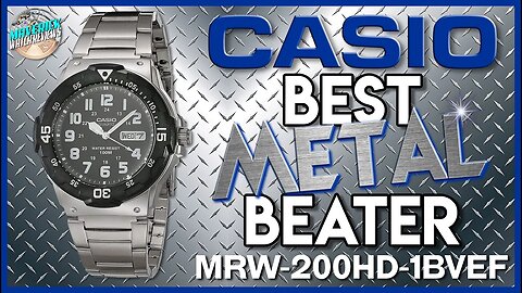 Best Metal Beater! | Casio Diver's Style 100m Quartz MRW-200HD-1BVCF Unbox & Review