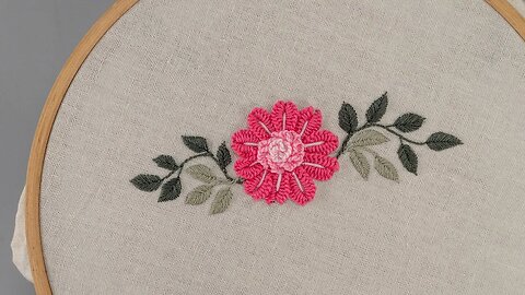 Handcrafted Floral Embroidery Design