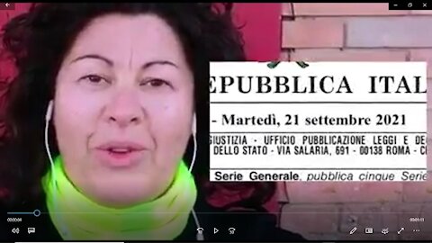 Valentina Fusco decreto 21 Settembre 2021