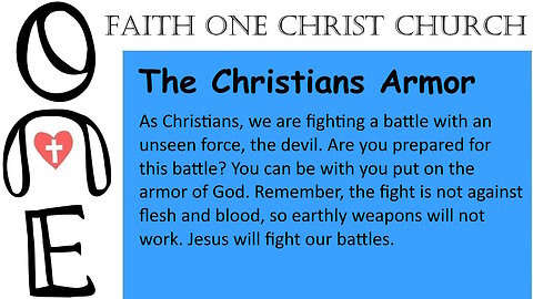 The Christians' Armor