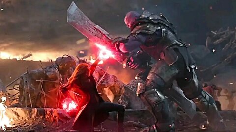 Scarlett Witch vs Thanos: Avengers Endgame