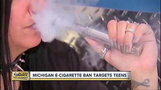 Michigan e-cigarette ban targets teens