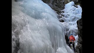 INSIDE THE WATERFALL CAVE AT ZAPATA FALLS - Ty The Hunter