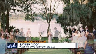 Here are ways to save for your wedding day