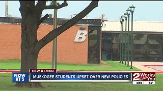 Muskogee students upset over new policies