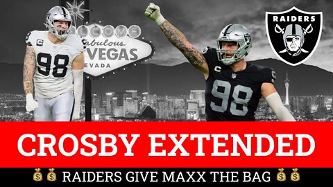 BREAKING: Maxx Crosby & Las Vegas Raiders Agree To MASSIVE 4-Year Contract Extension & Details