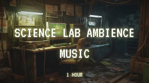 1 Hour Of Science Lab Ambience Music | Dark Sci-fi Music To Help You Focus #sciencelabambience