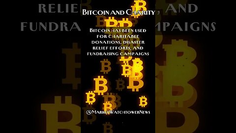 Bitcoin and Charity: Cryptocurrency's Philanthropic Potential - Fact #16 #shorts