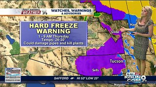 Hard Freeze Warning Thursday morning