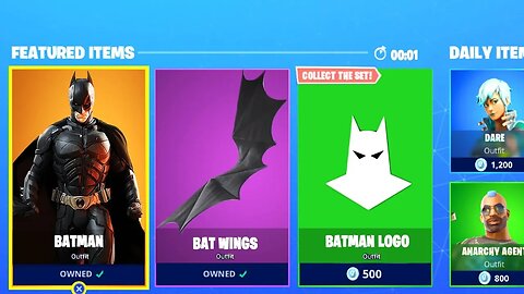 *NEW* BATMAN SKINS OUT NOW! FORTNITE ITEM SHOP COUNTDOWN RIGHT NOW! (FORTNITE BATTLE ROYALE)