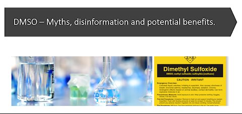 dmso - myths, disinfo and research on potential benefits