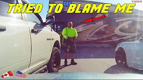 MAN ACTS TOUGH UNTIL HE SEES THE DASHCAM