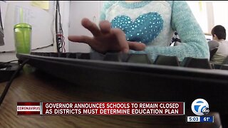 Gov. Whitmer orders all K-12 schools to close for remainder of academic year