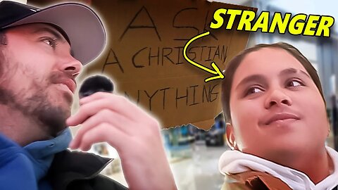 I let A STRANGER ask me ANYTHING | Street Evangelist