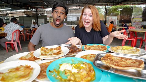 We tried every type of Roti Canai!